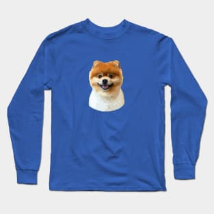 Pomeranian Puppy Dog Teddy Cut Long Sleeve T-Shirt